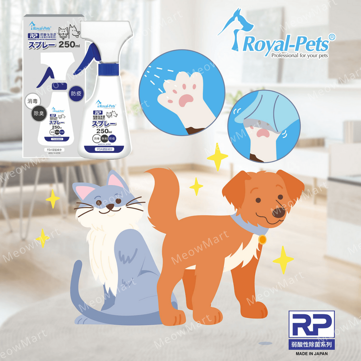 日本RP弱酸性防疫除菌噴霧 250ml