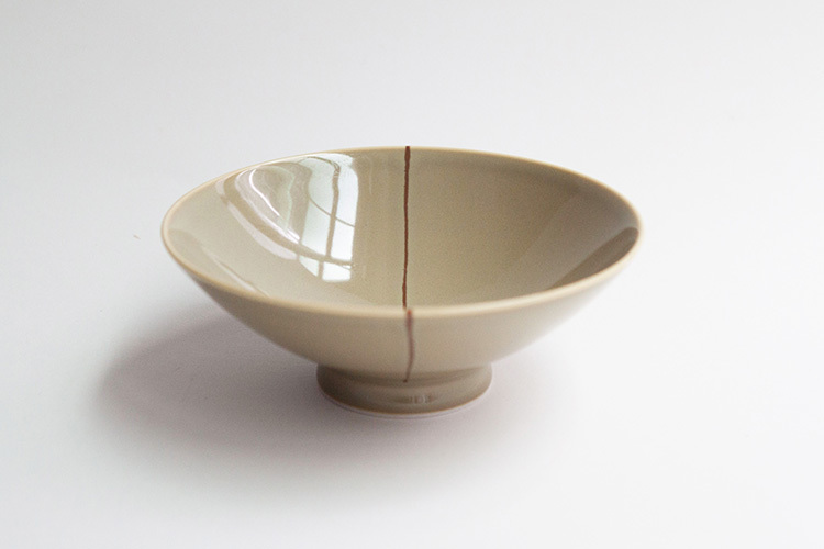 白山陶器-平茶碗 K-14