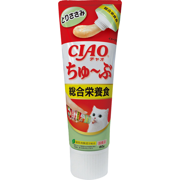 [任選$50/2支]日本 CIAO 唧唧超奴 - 綜合營養雞肉醬 80G