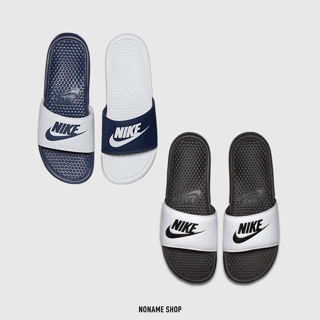 NIKE Swoosh Benassi JDI Mismatch 拖鞋 陰陽拖 陰陽
