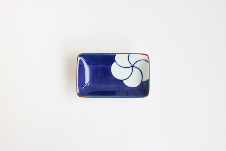 白山陶器-捻梅 角皿