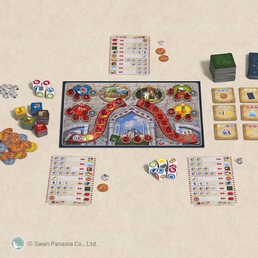 Istanbul dice game 伊斯坦堡骰子版