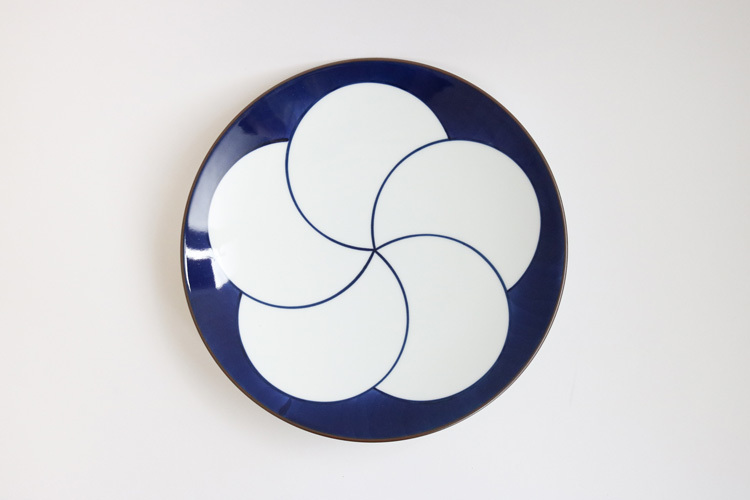 白山陶器-捻梅 7寸和皿