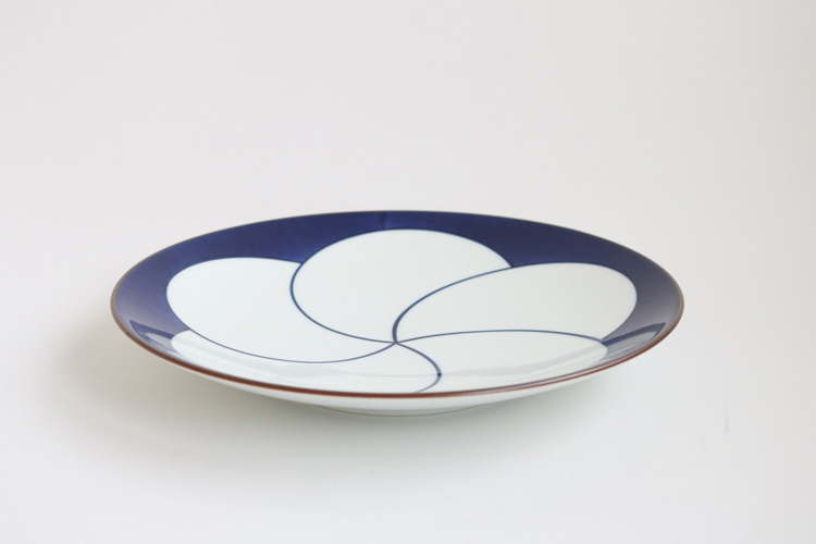 白山陶器-捻梅 7寸和皿