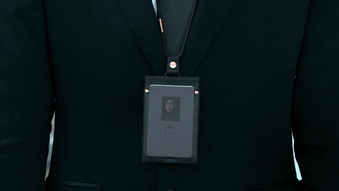 雙面感應 門禁機台 識別證