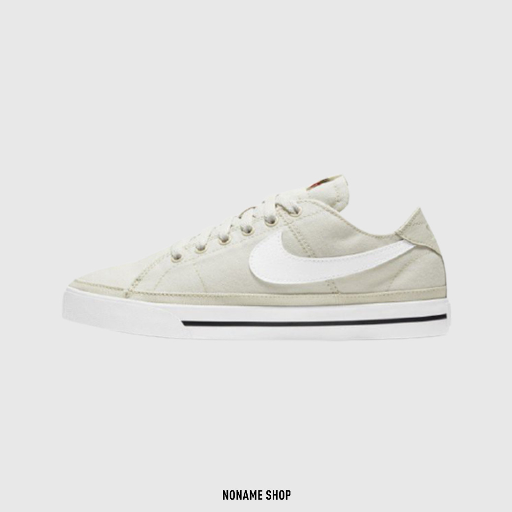 💥出清特價💥 NIKE WMNS COURT LEGACY CNVS 休閒 帆布鞋 奶綠 (女款)