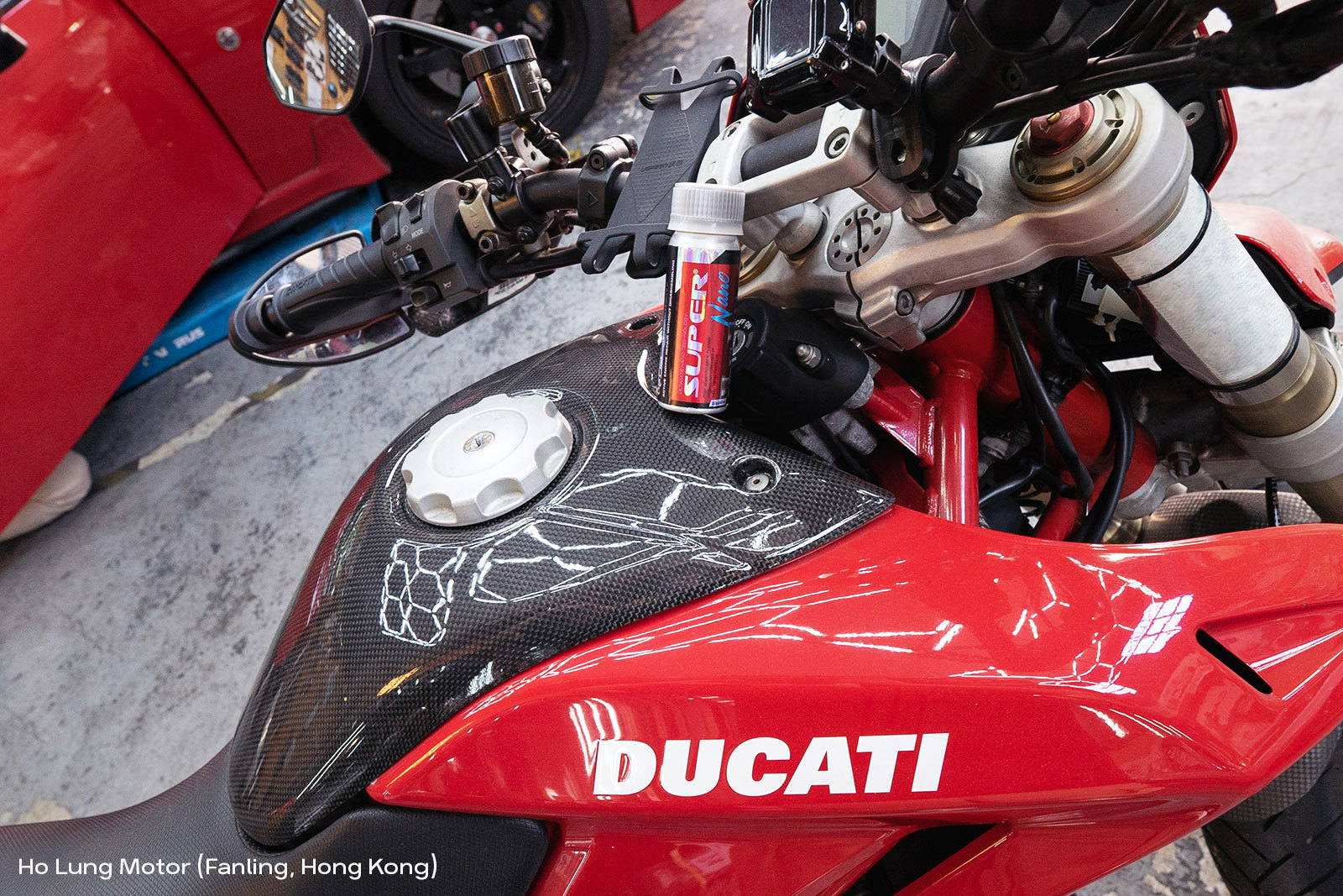 ducati hypermotard 1100 ho lung motor 賀龍汽車維修 香港 super nano 引擎修復劑