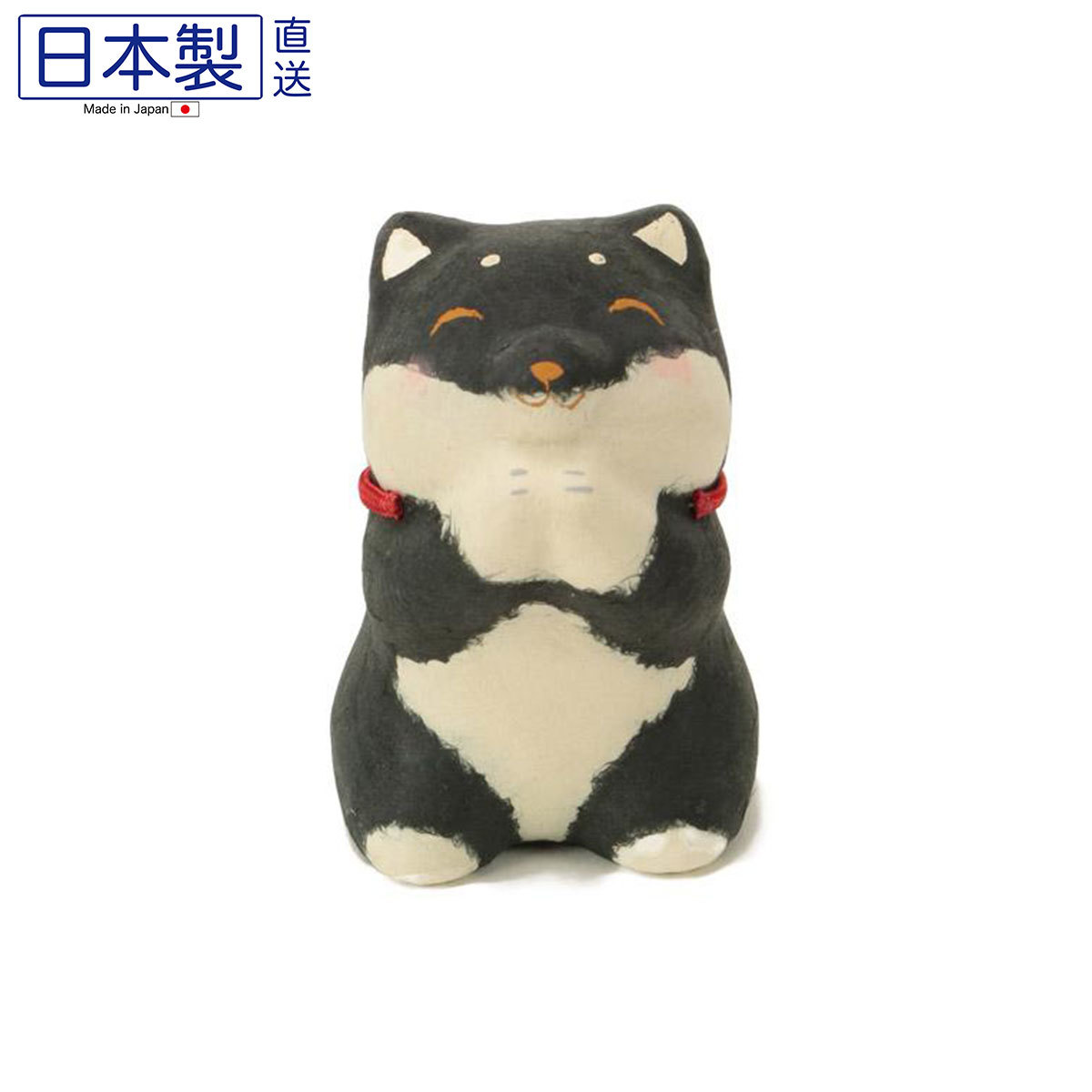 日式祝賀柴犬紙公仔 (黑柴) (日本製)