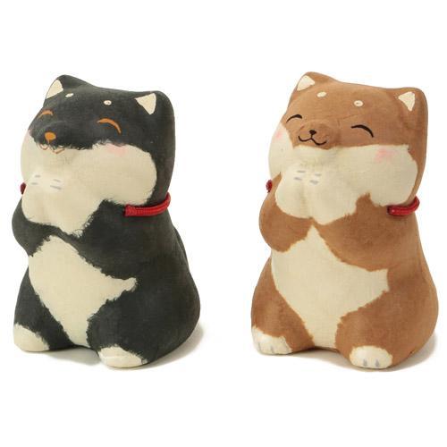 日式祝賀柴犬紙公仔 (啡柴) (日本製)