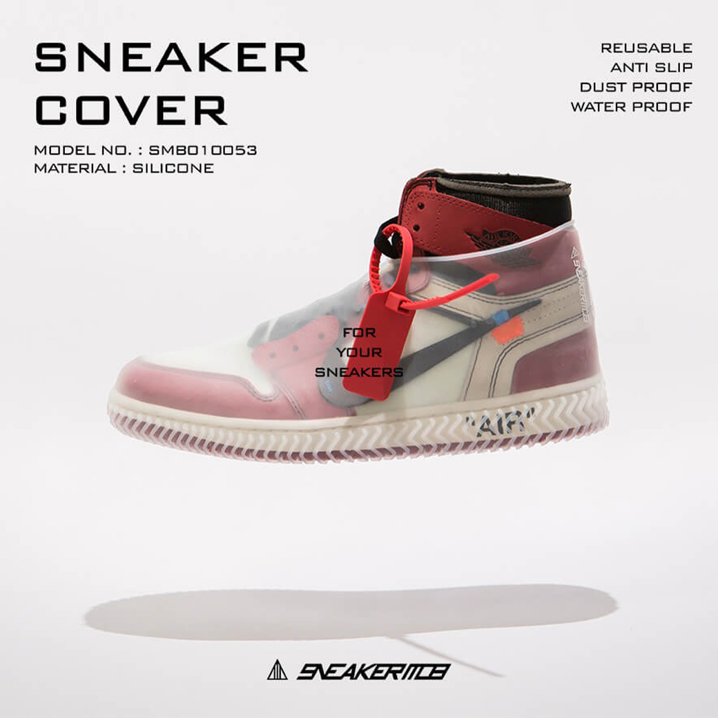 SNEAKER MOB 防水鞋套 雨鞋套 止滑 防雨鞋套 矽膠防水鞋套 雨鞋 雨具 鞋套 幻影白