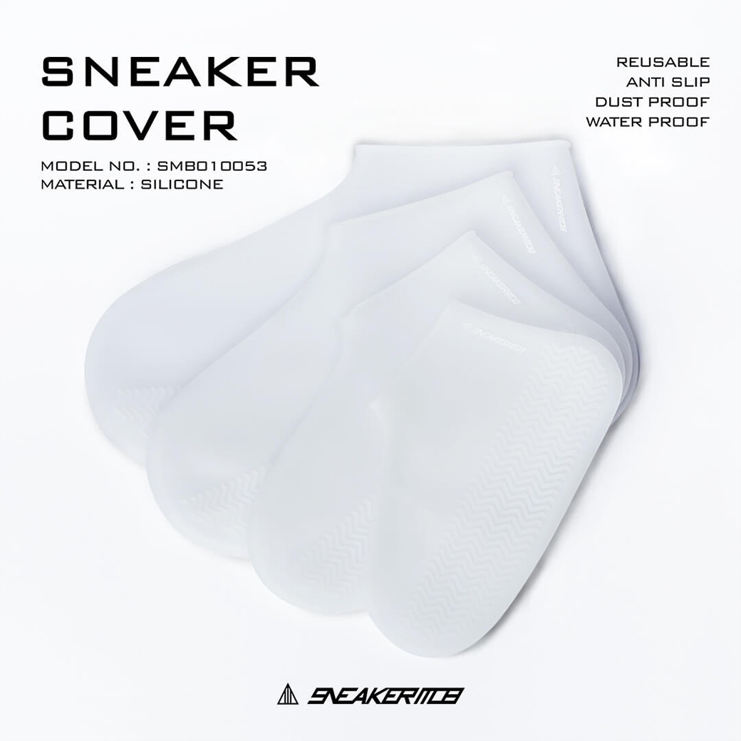 SNEAKER MOB 防水鞋套 雨鞋套 止滑 防雨鞋套 矽膠防水鞋套 雨鞋 雨具 鞋套 幻影白
