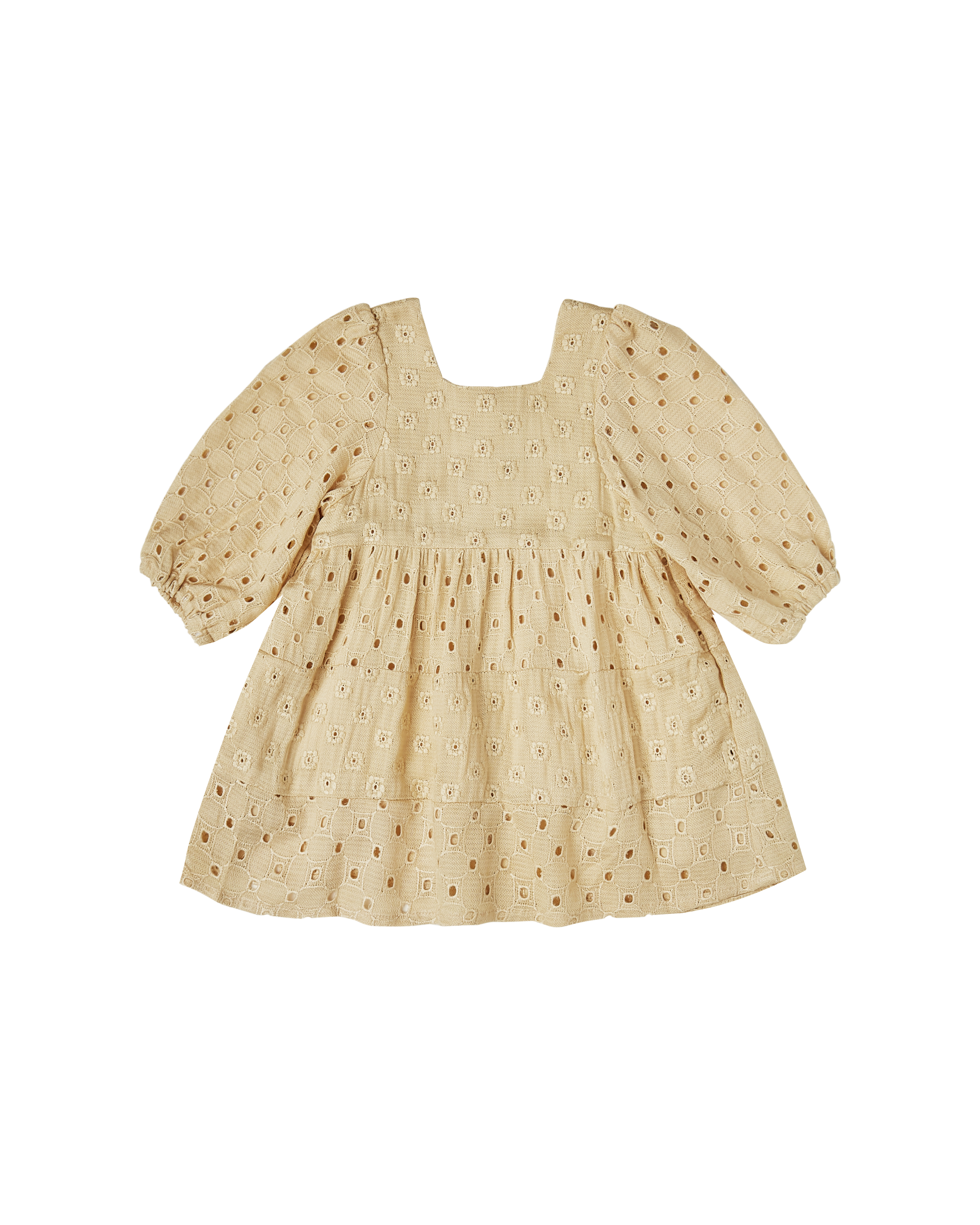 RYLEE AND CRU -  Gretta Babydoll Dress（Butter Eyelet）