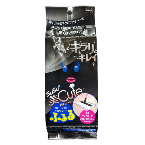 【日本山崎】CONDOR 立體強力除塵乾拖巾5枚入/可配合平板拖把系列