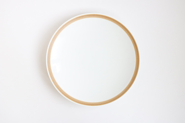 白山陶器-錆千筋 7寸和皿