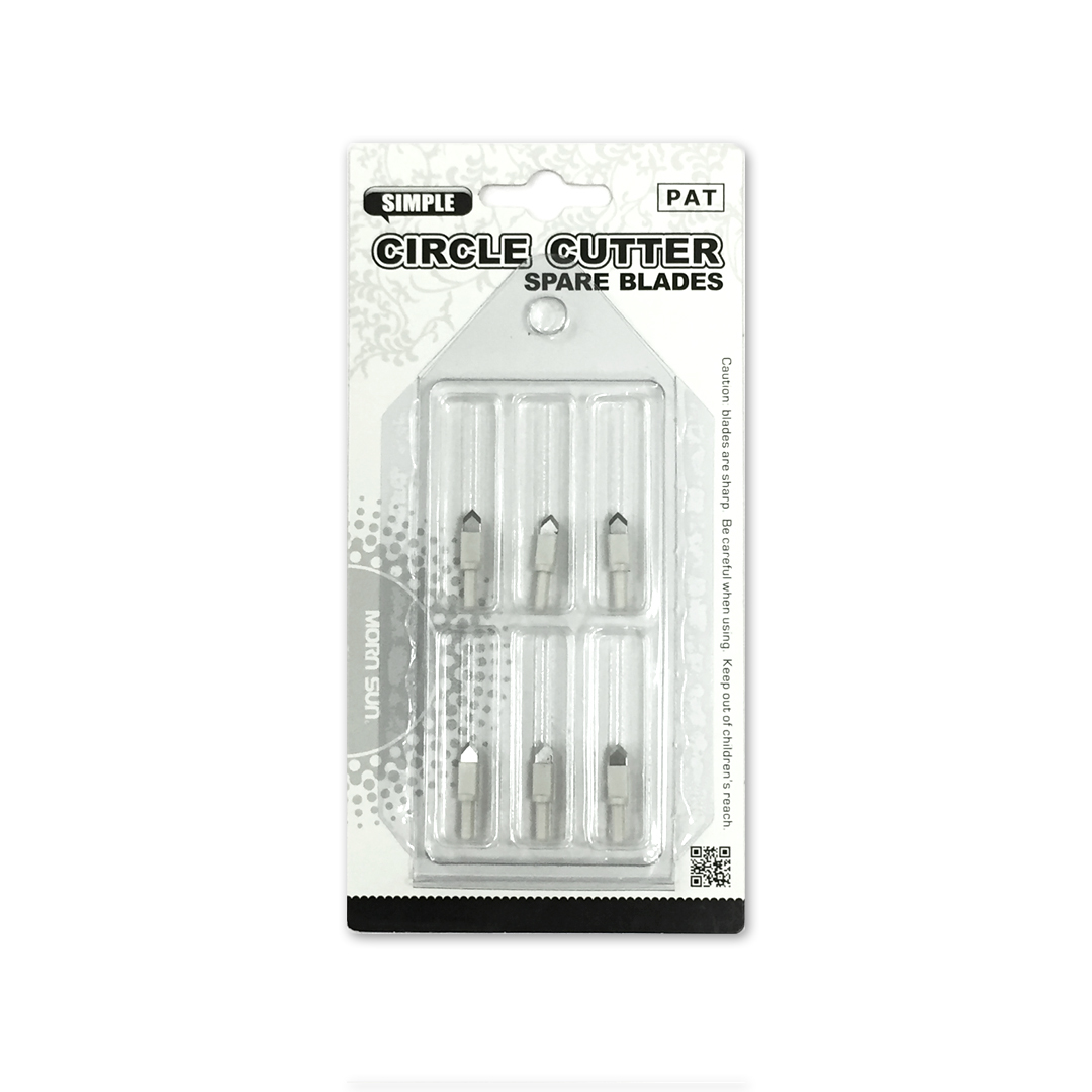 【替換刀片x6 - 精準切圓器】適用MORNSUN指推切圓器 專用刀片