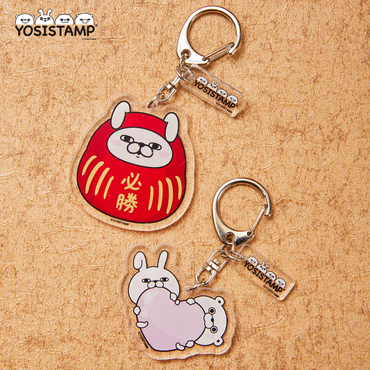 YOSISTAMP兔兔100％壓克力吊飾