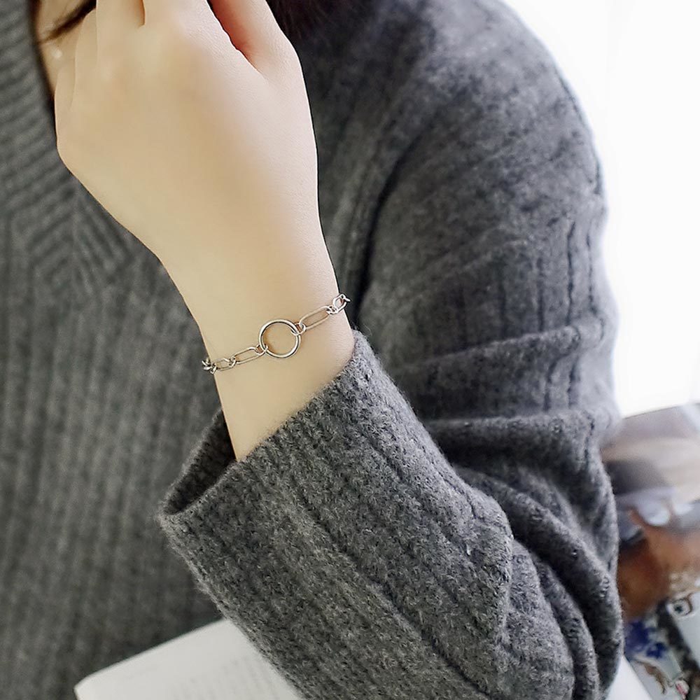 D小調純銀手鍊/SB975| 簡約 男生手鏈 女生個性飾品 中性