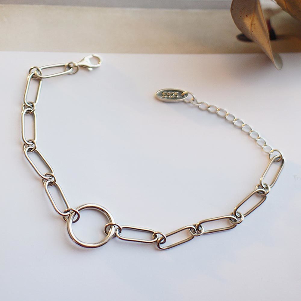 D小調純銀手鍊/SB975| 簡約 男生手鏈 女生個性飾品 中性