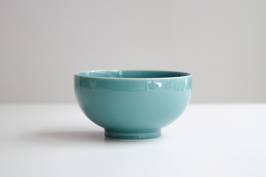 白山陶器-6寸深麵丼 青瓷