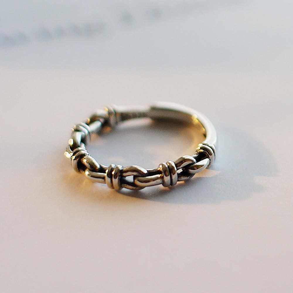 歲月枷鎖純銀戒指/SR944