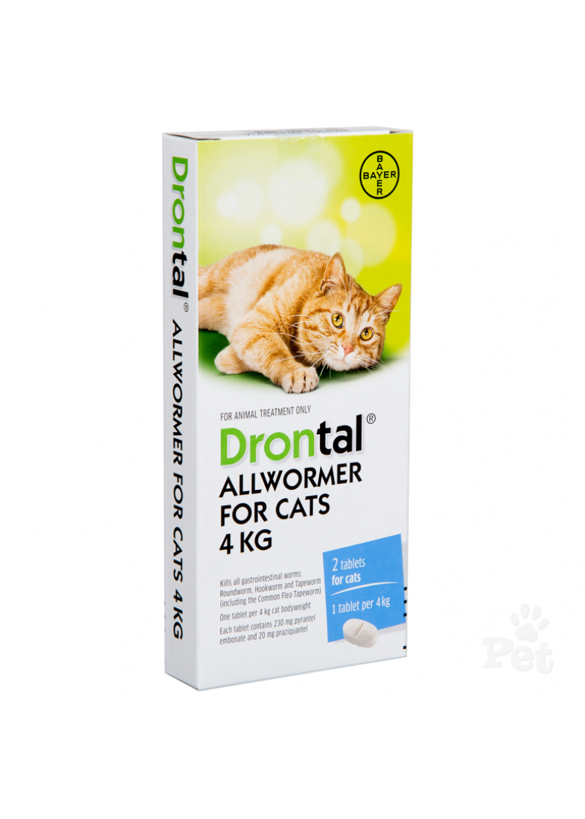 Drontal Cat  (TABLETS) 貓用杜蟲丸 (1粒)
