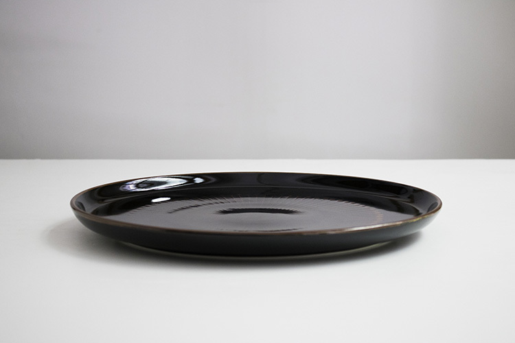 白山陶器-花天目 10號平皿