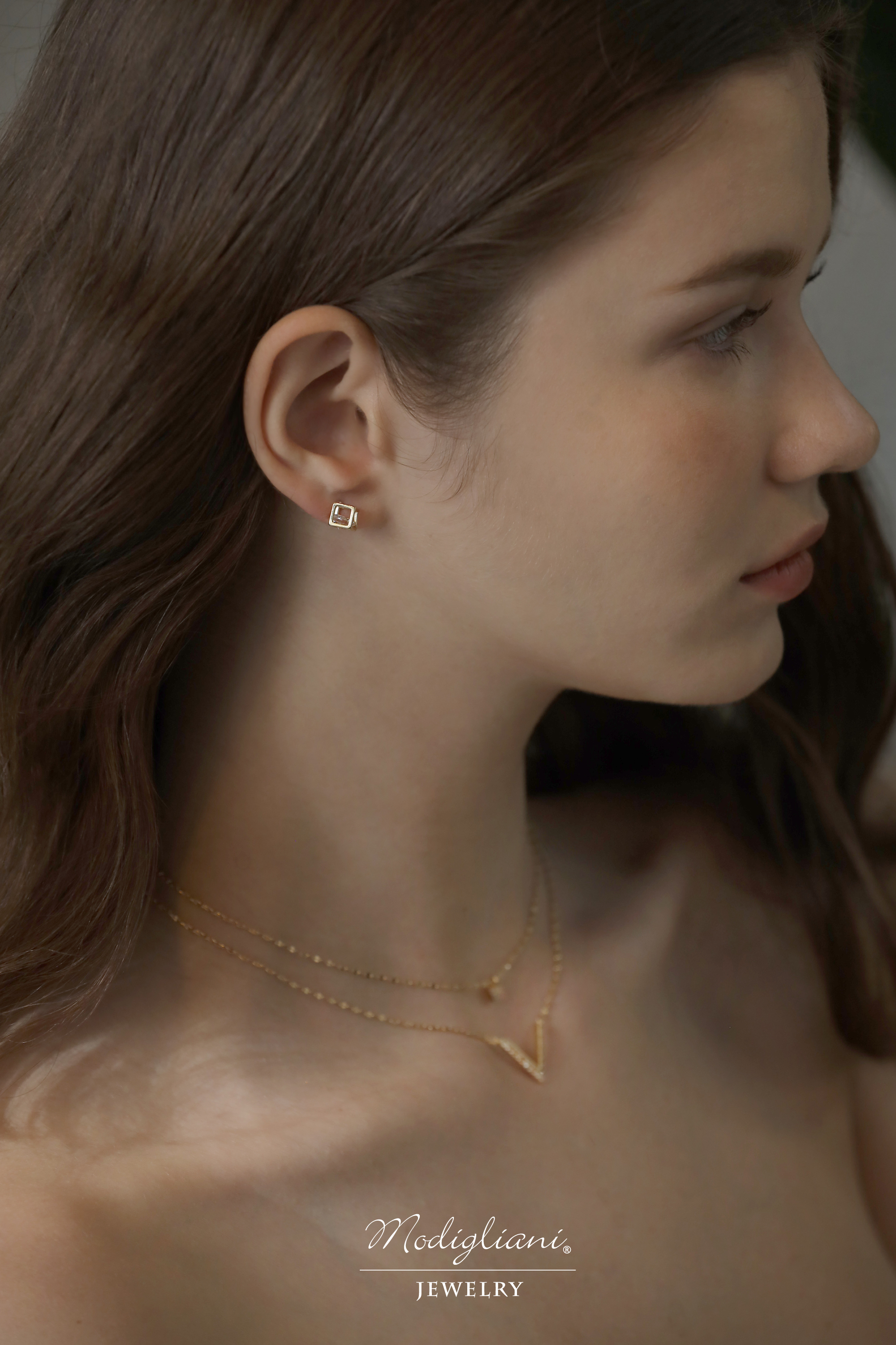 黃銅飾品, 耳環, 飾品, 黃銅, 鋯石, 18K金,氣質,小巧,貼式耳環