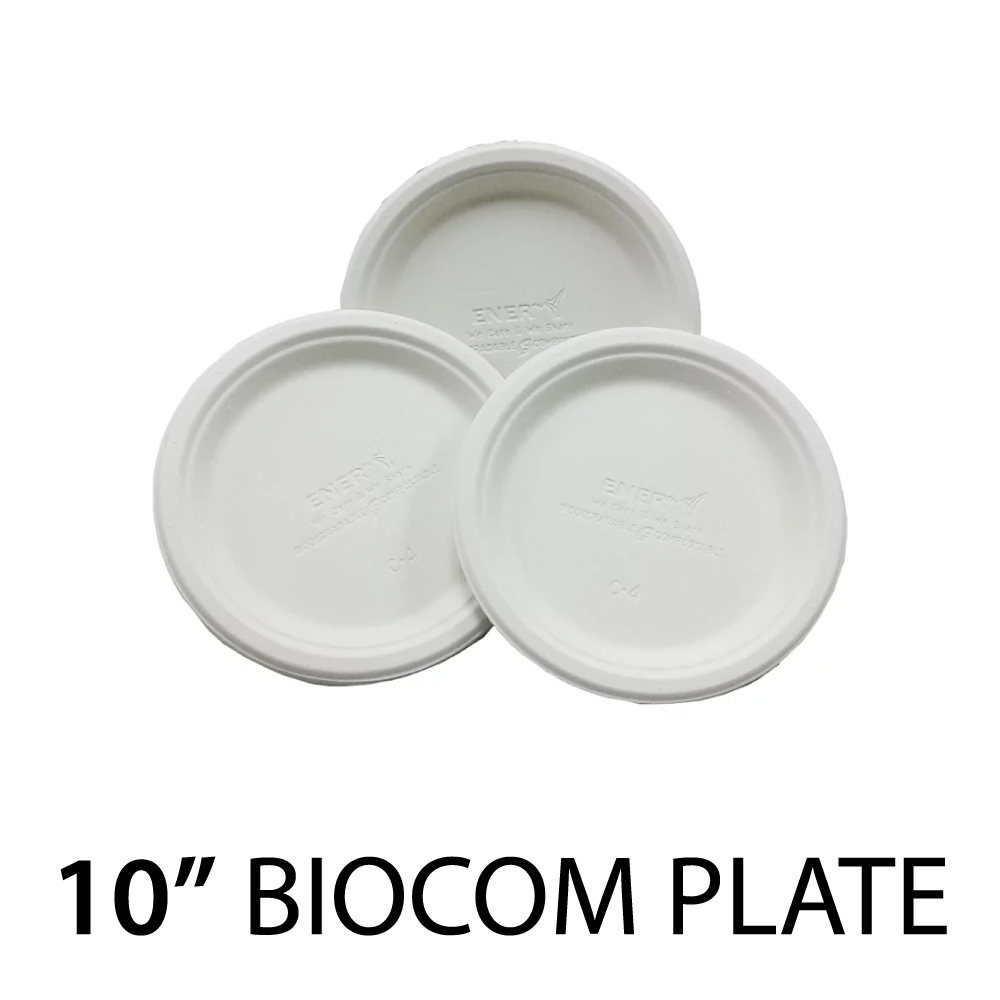 Biodegradable and Compostable 10" Plate