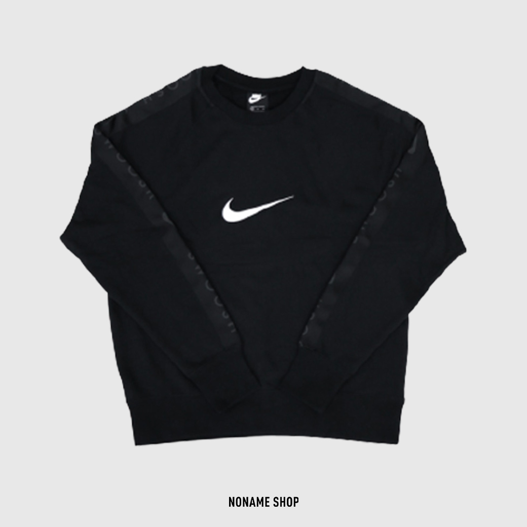 🎄聖誕限定優惠🎄 NIKE NSW Swoosh 磨毛 串標 單勾 Logo 大學Tee 黑