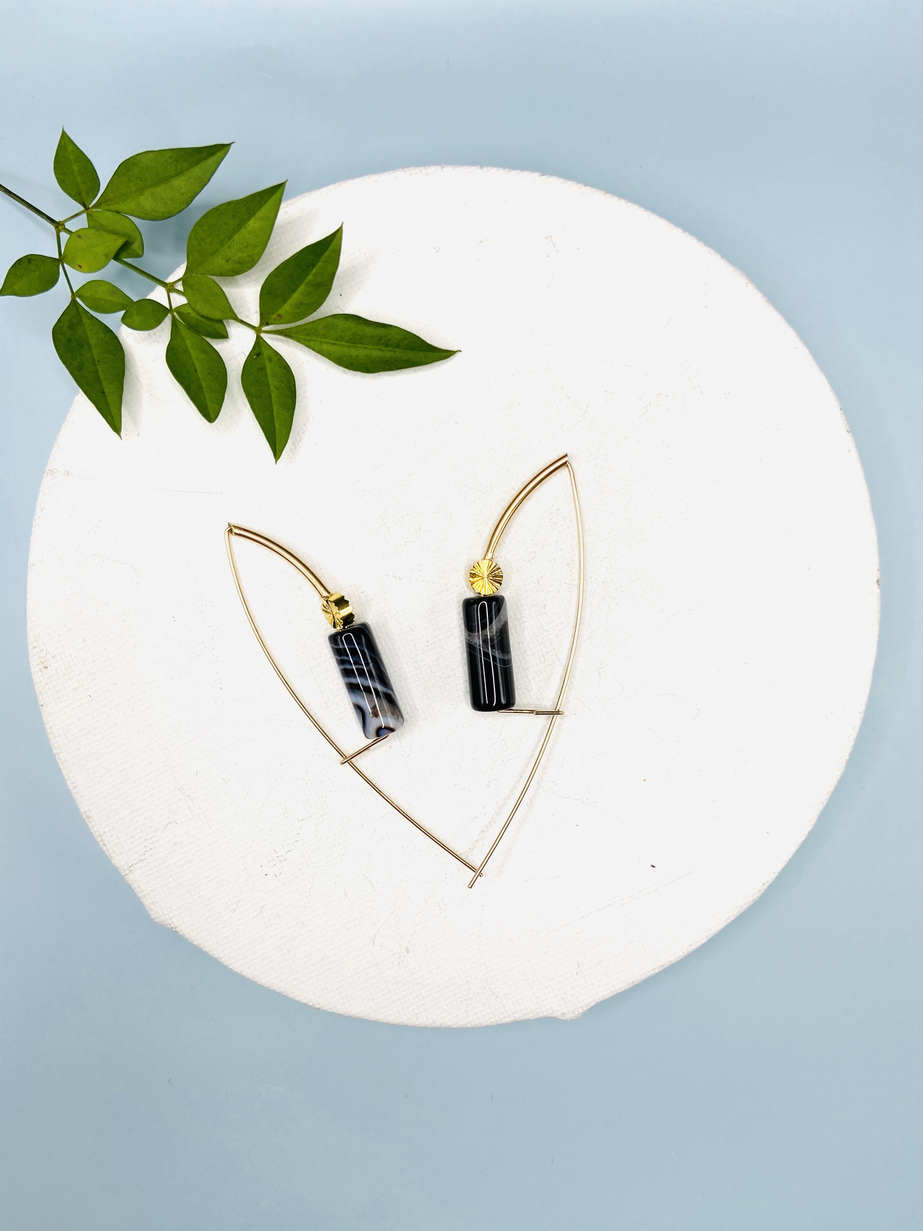 COLE COOL型格天然瑪瑙14kgf種子系列耳環