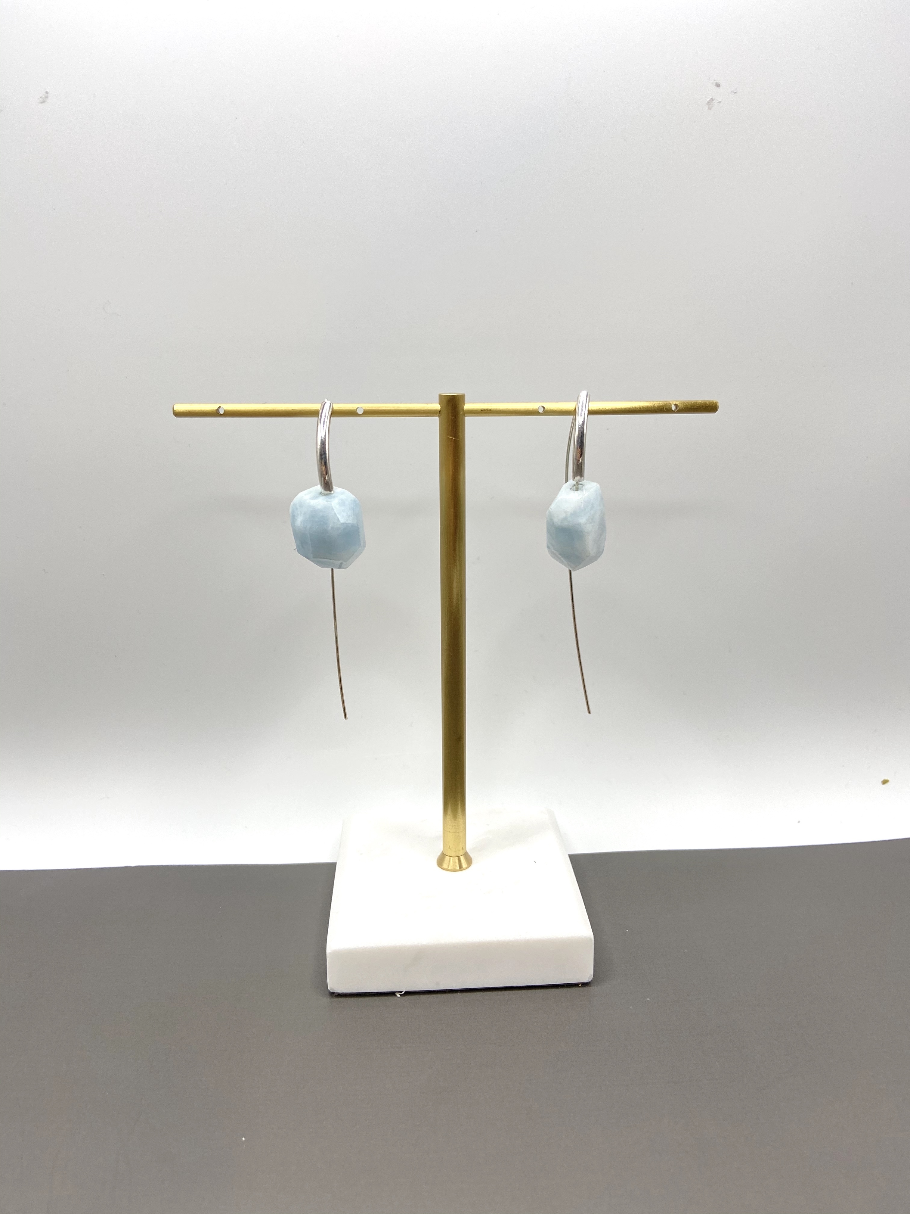 COLE COOL型格天然海藍寶14kgf種子系列耳環