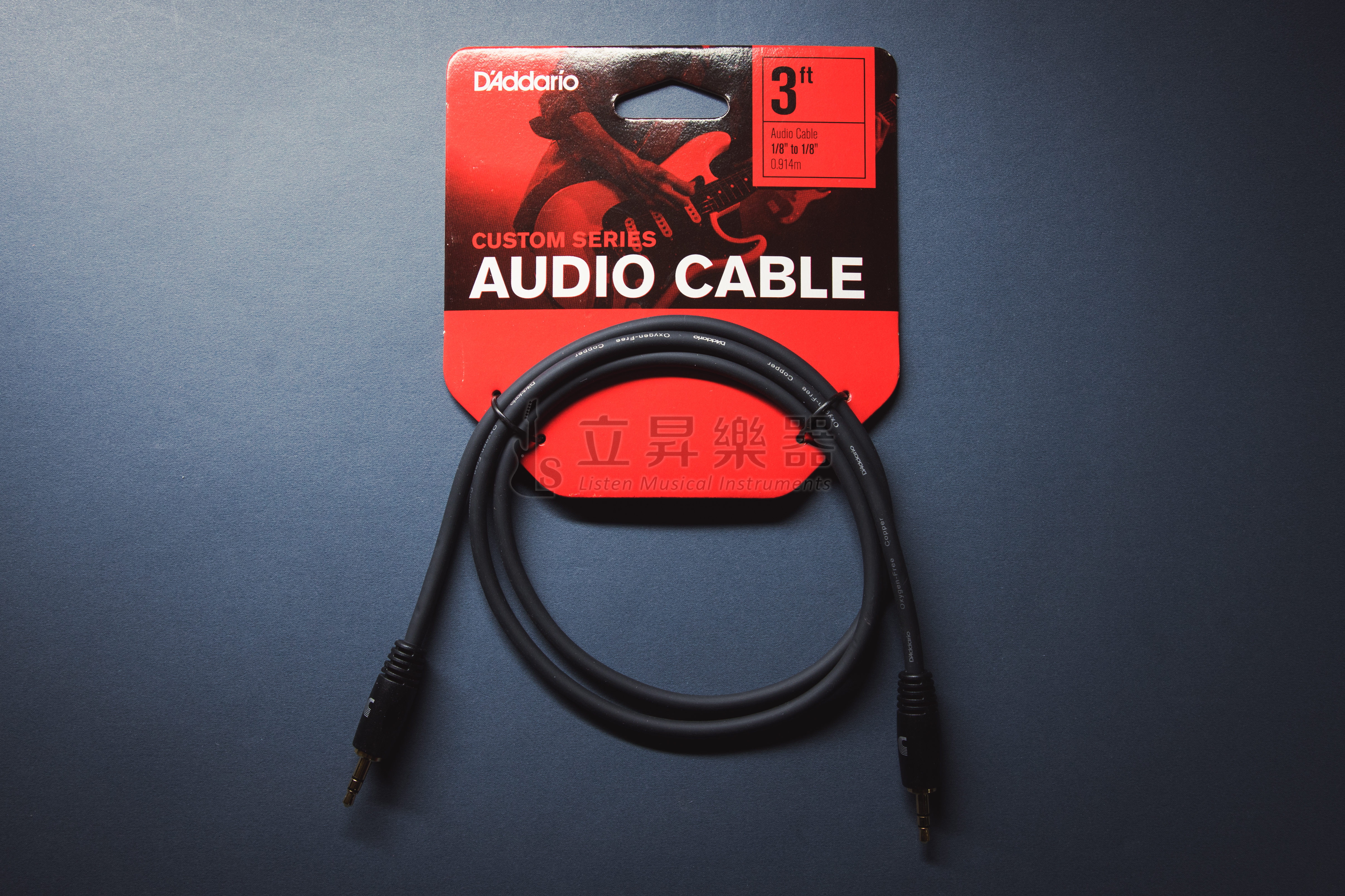 D'Addario PW-MC-03 3呎 3.5-3.5雙聲道 耳機頭導線 音源線