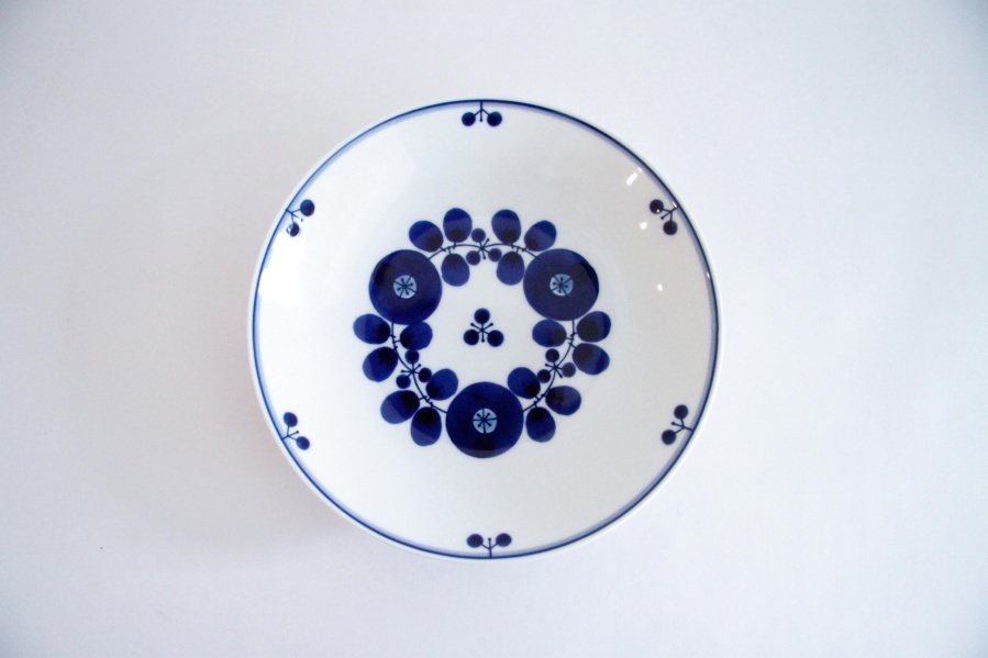 白山陶器-花開．花束高盤