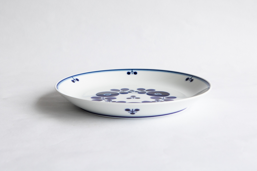 白山陶器-花開．花束盤L