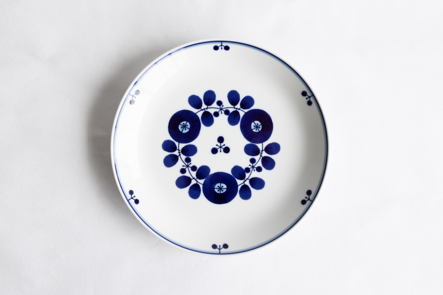 白山陶器-花開．花束盤L