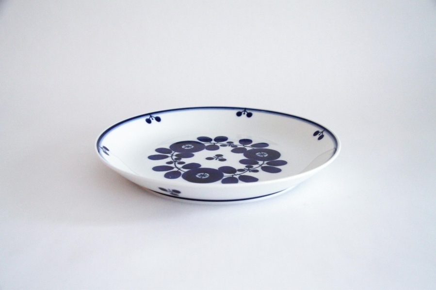 白山陶器-花開．花束盤M