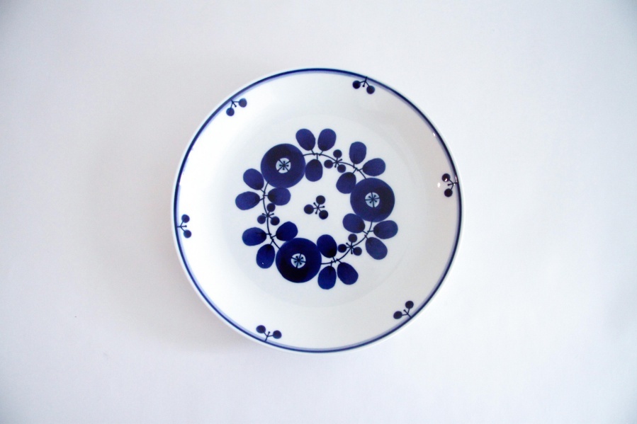 白山陶器-花開．花束盤M