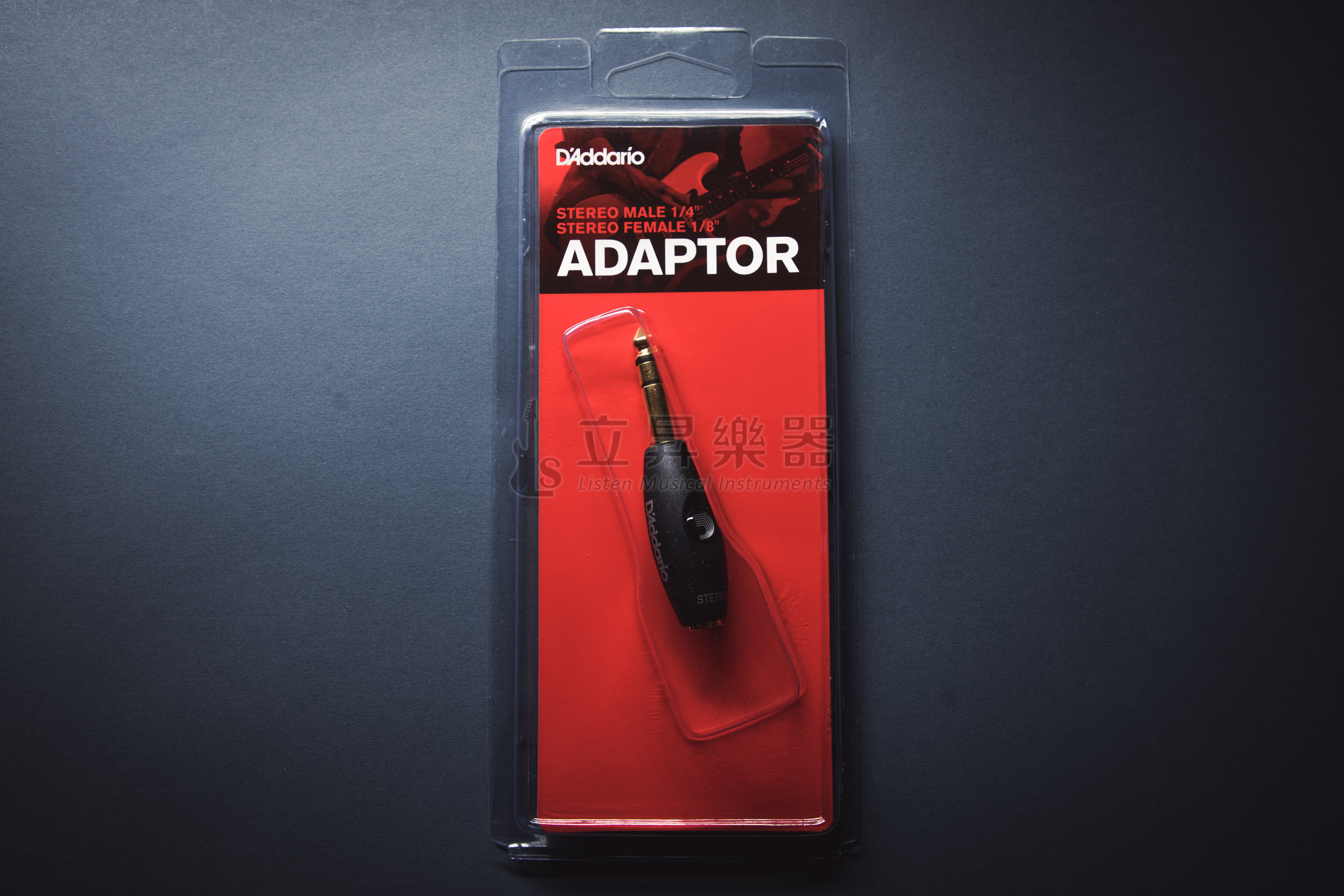 D'Addario PW-P047E 雙聲道轉接頭 3.5母頭轉6.3公頭