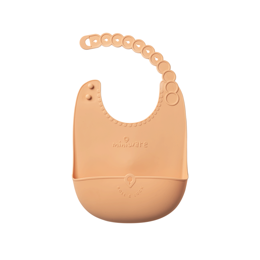 Miniware Roll & Lock Silicone Bib / Silibib