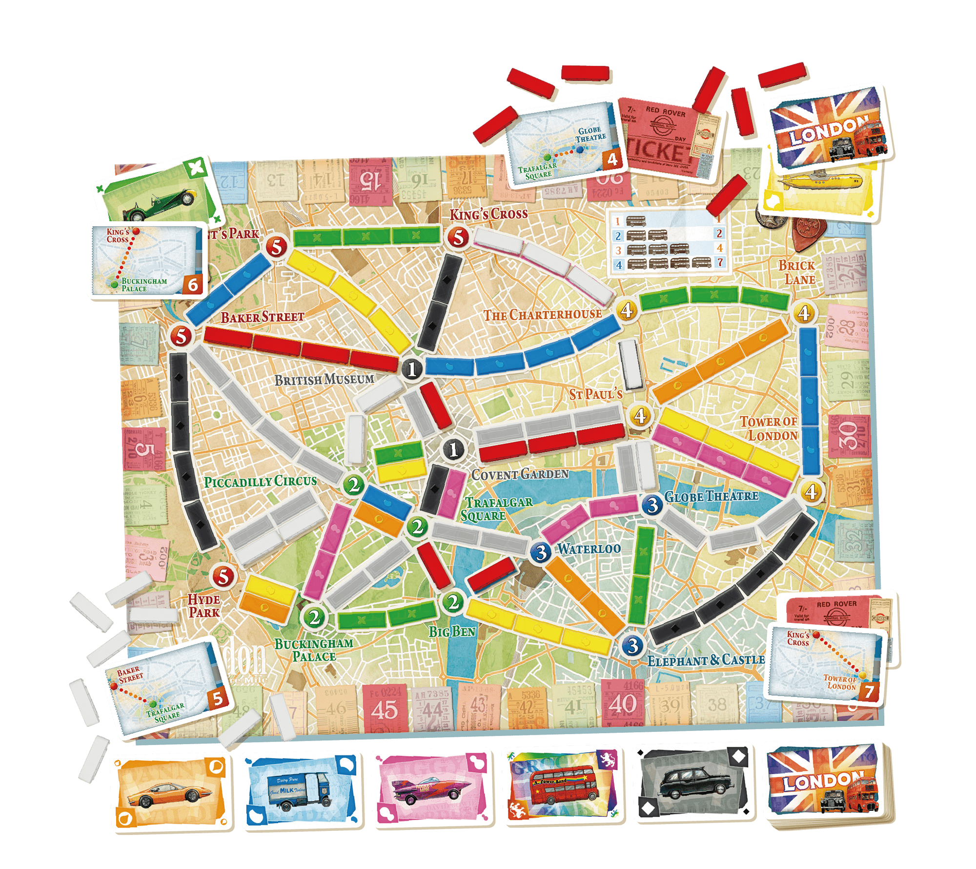 Ticket to ride london 鐵道任務: 倫敦