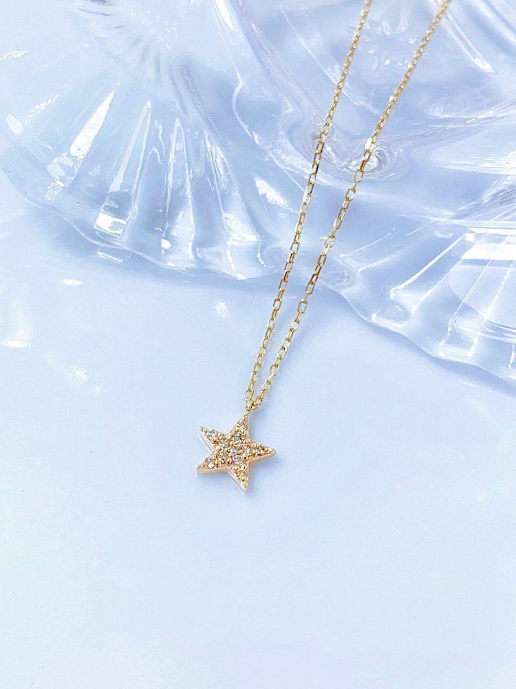 星星鑽石項鍊