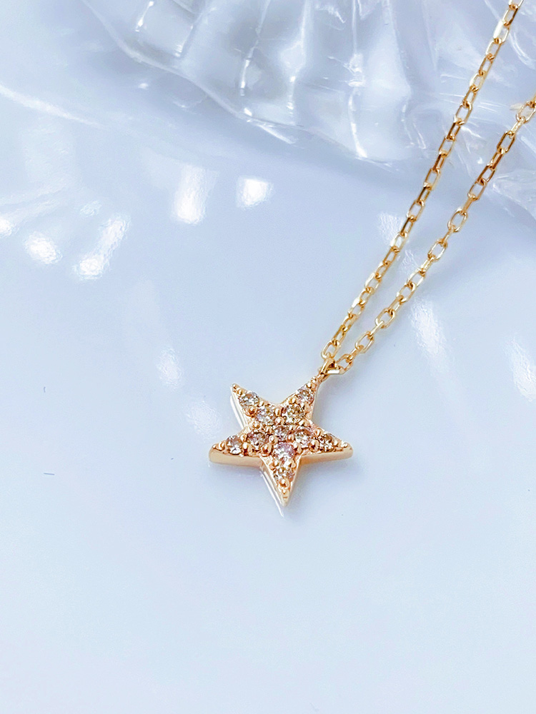 星星鑽石項鍊