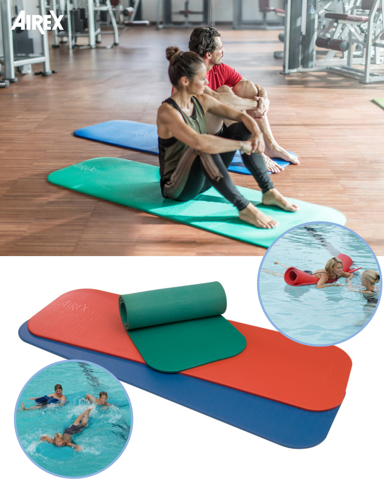 【歐盟醫療認証】瑞士製 AIREX Coronella 185 多用途運動墊