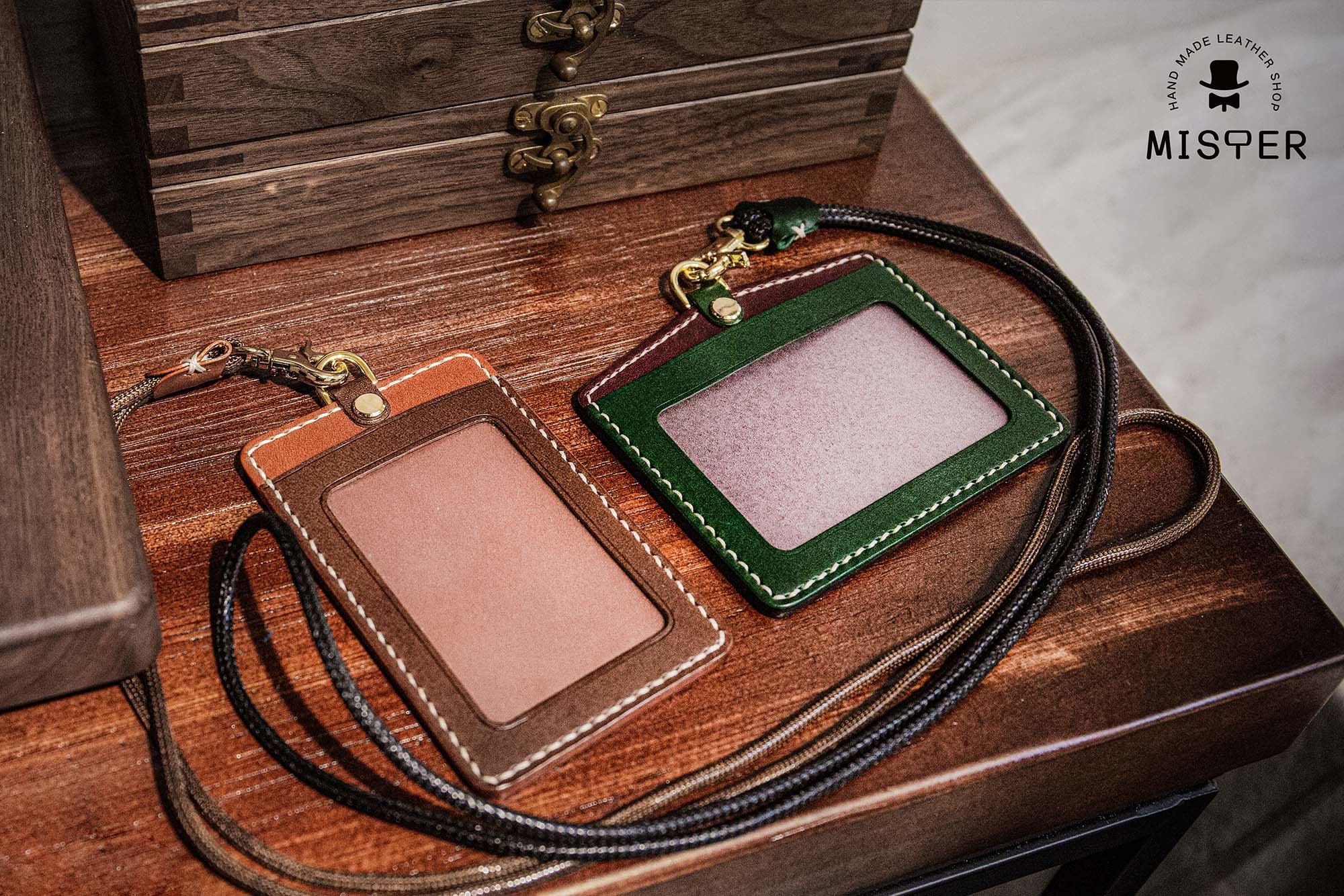 Mister 義大利植鞣牛皮【橫式 撞色證件套】 證件套 卡套  情人節禮物 情人節 皮革 手作禮物 DIY禮物 聖誕節禮物 結婚紀念日禮物 生日禮物 送禮