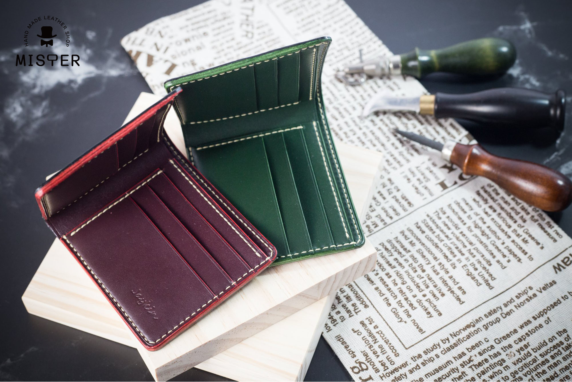 Mister 義大利植鞣牛皮【圓弧短夾搭配925銀釘】 皮夾 情侶皮夾 錢包  情人節禮物 情人節 皮革 手作禮物 DIY禮物 手作皮夾 紅色皮夾 綠色皮夾 銀包 真皮皮夾 聖誕節禮物 結婚紀念日禮物 生日禮物 送禮