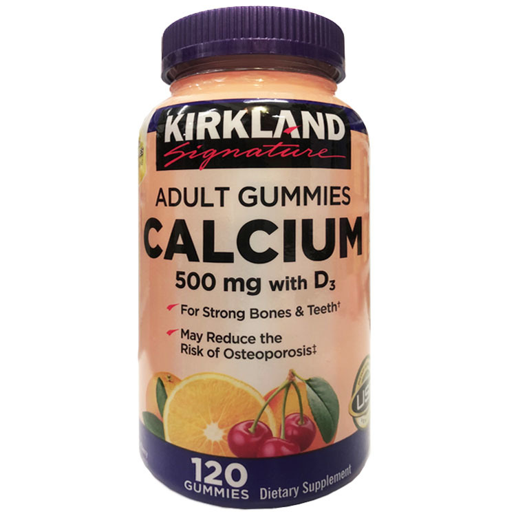 Kirkland Signature Calcium 500 Mg With D3 240 Adult Gu 2254