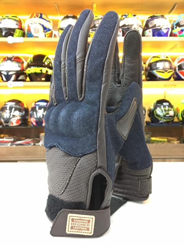 DEGNER TG-54 海軍棕 皮布手套