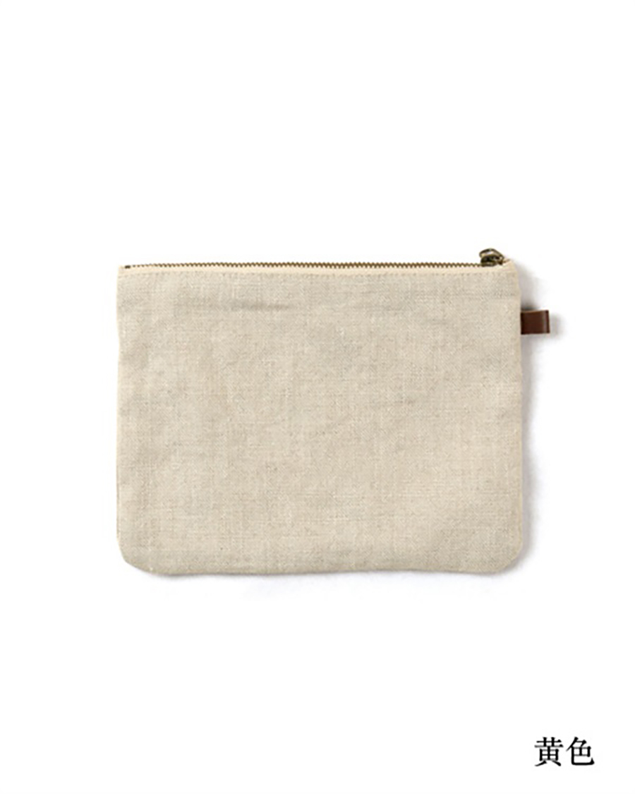 中川政七- 鹿家族(幼鹿)麻質收納包 小 原色