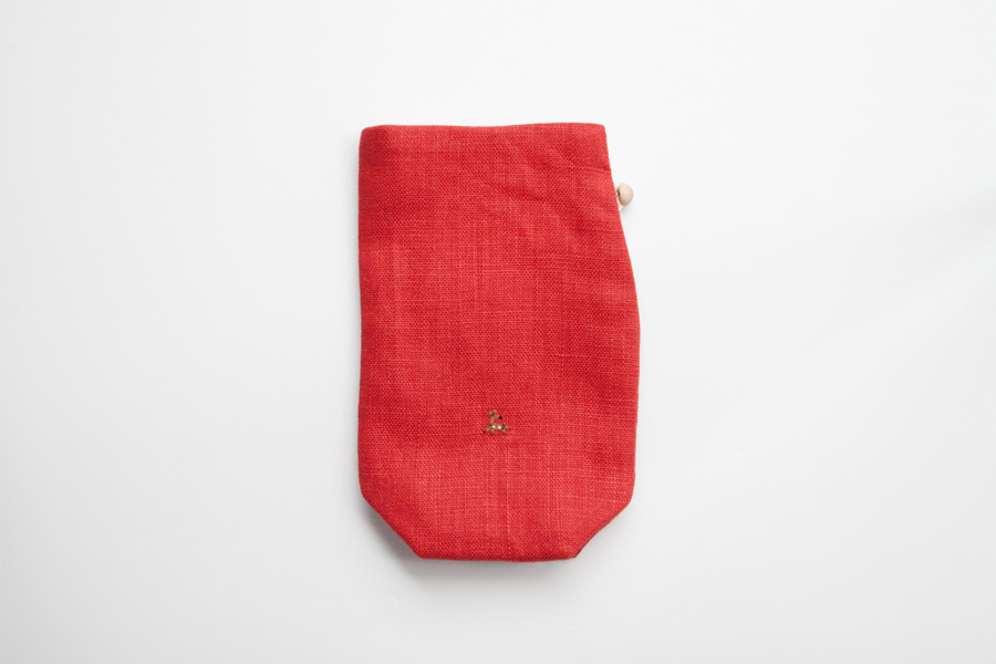 中川政七-鹿家族 水壺套 紅