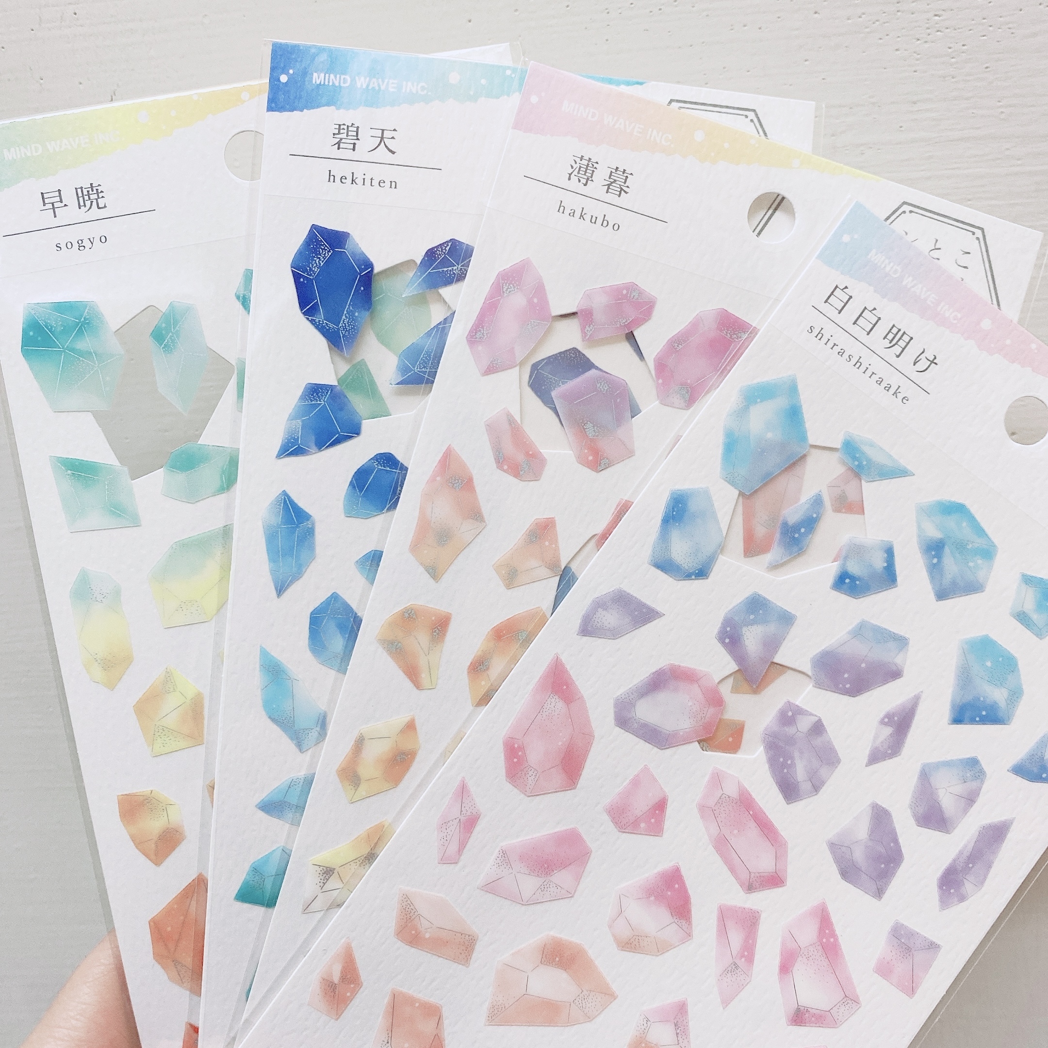 MIND WAVE Crystal sticker